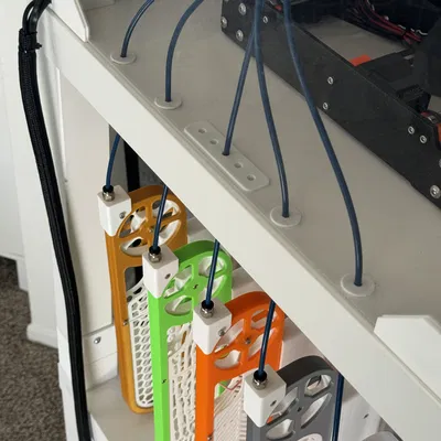 Bộ đệm nhựa Prusa MMU3 kết hợp hộp chống ẩm (Low-Friction Drybox)