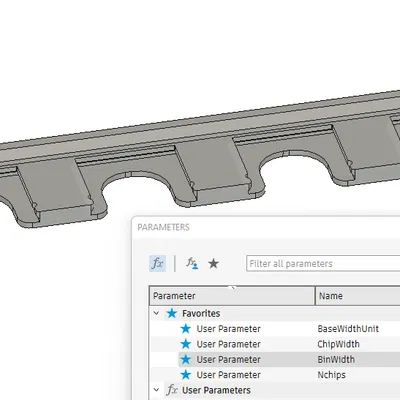 Chipfinity - Hệ thống gắn nhãn module cho khay Gridfinity