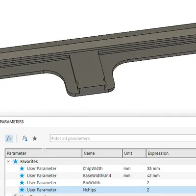 Chipfinity - Hệ thống gắn nhãn module cho khay Gridfinity