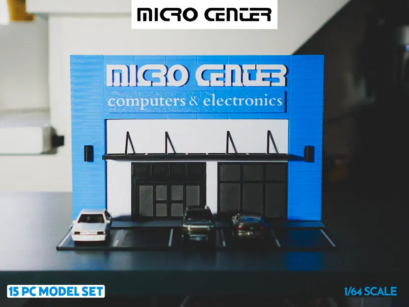 Bộ mô hình Micro Center - Diorama tỉ lệ 1:64 - Image 1