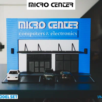 Bộ mô hình Micro Center - Diorama tỉ lệ 1:64
