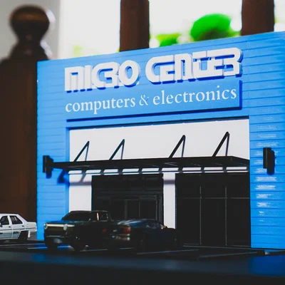 Bộ mô hình Micro Center - Diorama tỉ lệ 1:64