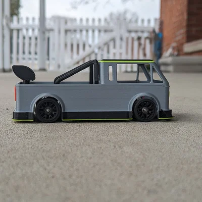 Thân xe bán tải (Pick up) cho Mini-z, tùy chọn wheelbase 98mm và 102mm