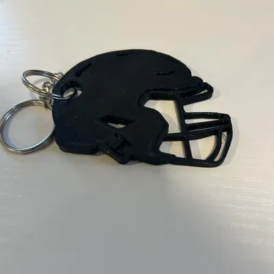 Móc khóa mũ bảo hiểm bóng bầu dục Riddell Speedflex in 3D