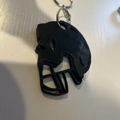 Móc khóa mũ bảo hiểm bóng bầu dục Riddell Speedflex in 3D