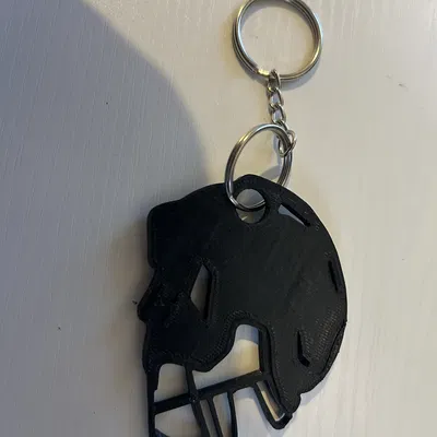 Móc khóa mũ bảo hiểm bóng bầu dục Riddell Speedflex in 3D