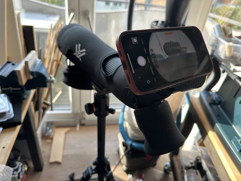 Bộ chuyển đổi gắn iPhone vào ống ngắm (Spotting scope) - Image 1