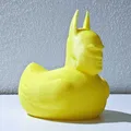 Mô hình chú vịt Batman in 3D trang trí phòng tắm cực chất - Thumbnail 2