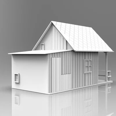 Nhà gỗ tí hon N Scale tỉ lệ 1:160
