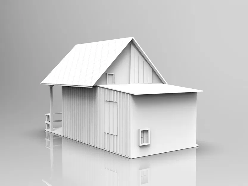 Nhà gỗ tí hon N Scale tỉ lệ 1:160 - Image 4