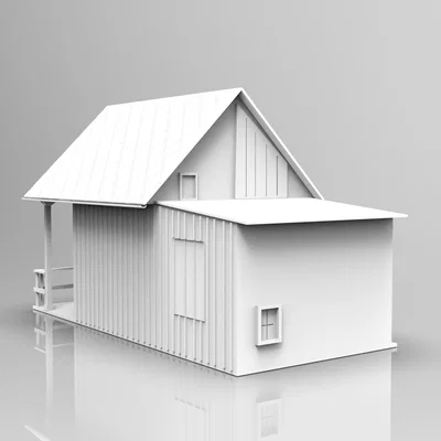 Nhà gỗ tí hon N Scale tỉ lệ 1:160
