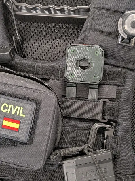 Ngàm gắn Camera Axon chuẩn Molle cho áo tác chiến - Image 1