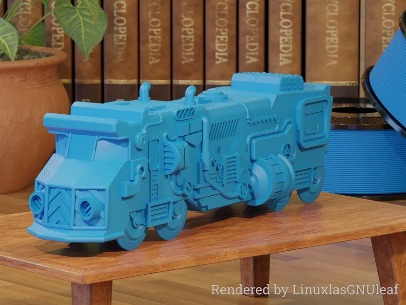 Mô hình Đầu tàu Factorio (Factorio Locomotive) - Image 1