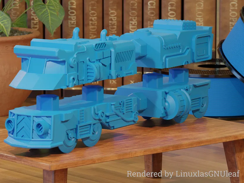 Mô hình Đầu tàu Factorio (Factorio Locomotive) - Image 2
