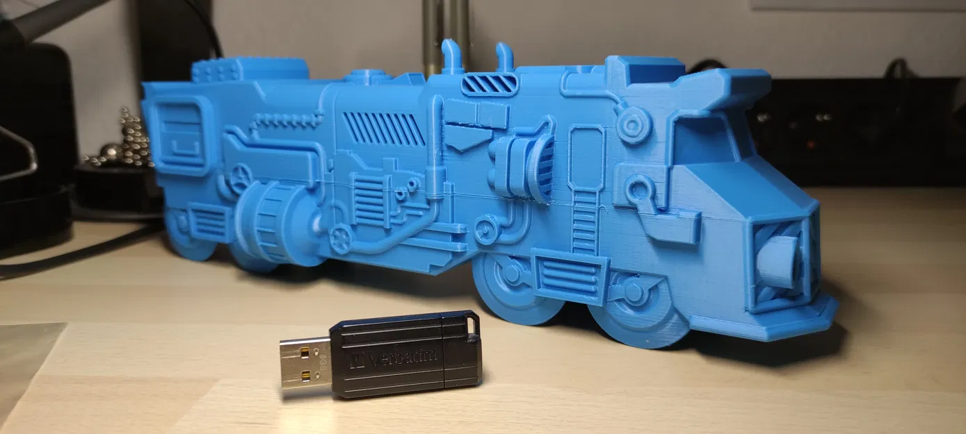 Mô hình Đầu tàu Factorio (Factorio Locomotive) - Image 3