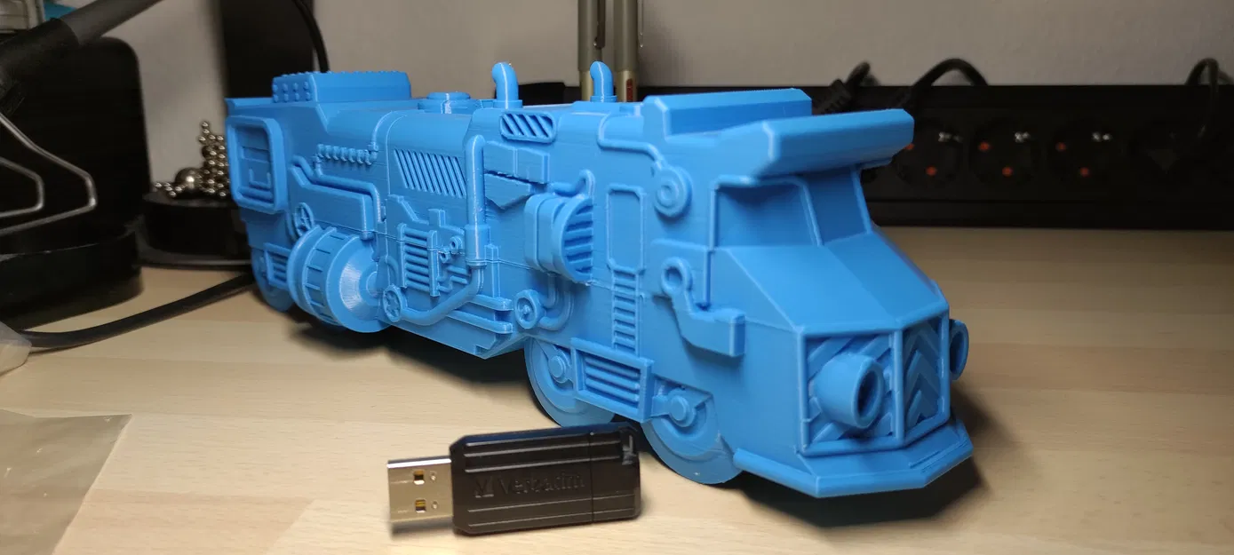 Mô hình Đầu tàu Factorio (Factorio Locomotive) - Image 4