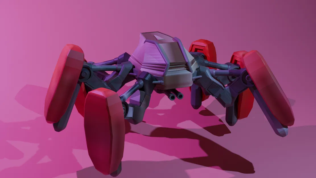 Mô hình Robot Nhện Mech: Thiết kế in 3D cực chất cho dân chơi robot - Image 1