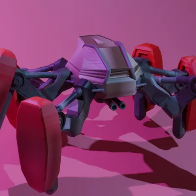 Mô hình Robot Nhện Mech: Thiết kế in 3D cực chất cho dân chơi robot