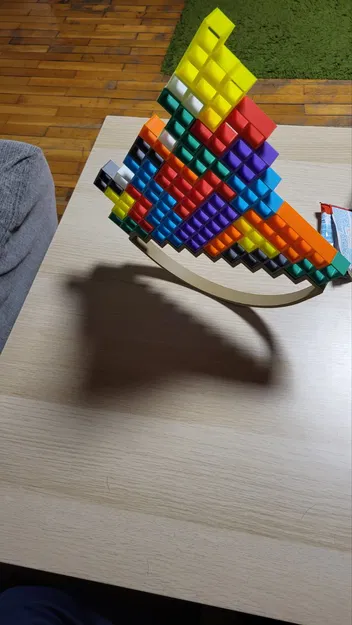 Bộ trò chơi xếp hình cân bằng Tetris kích thước lớn - Image 1