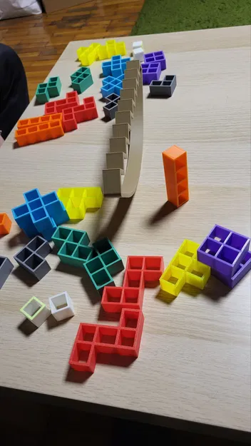 Bộ trò chơi xếp hình cân bằng Tetris kích thước lớn - Image 3