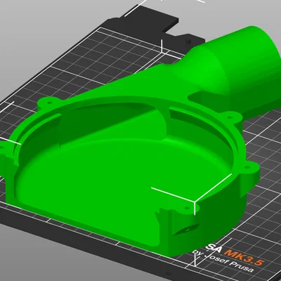 Ốp che bụi cho máy mài góc 125mm - Tự in 3D đơn giản hiệu quả
