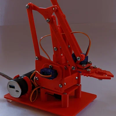 Cánh tay robot điều khiển bởi Raspberry Pi