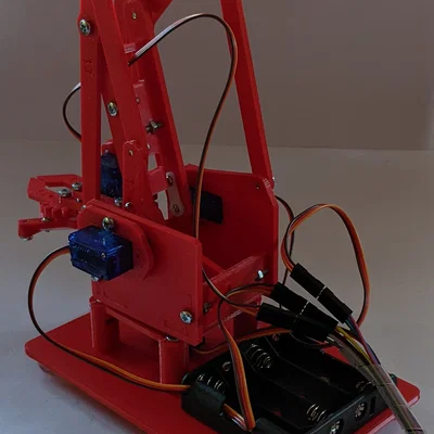 Cánh tay robot điều khiển bởi Raspberry Pi