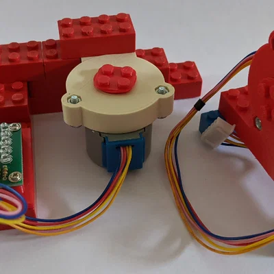 Đầu nối động cơ bước và bộ điều khiển tương thích LEGO + DUPLO