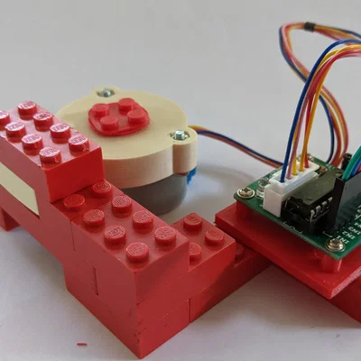 Đầu nối động cơ bước và bộ điều khiển tương thích LEGO + DUPLO