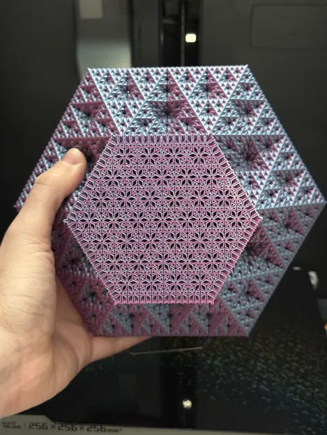 Tháp Fractal Sierpiński Snowflake - Level 5 (Vase Mode) - Image 3