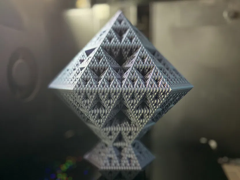 Tháp Fractal Sierpiński Snowflake - Level 5 (Vase Mode) - Image 6