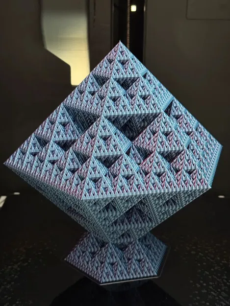 Tháp Fractal Sierpiński Snowflake - Level 5 (Vase Mode) - Image 7