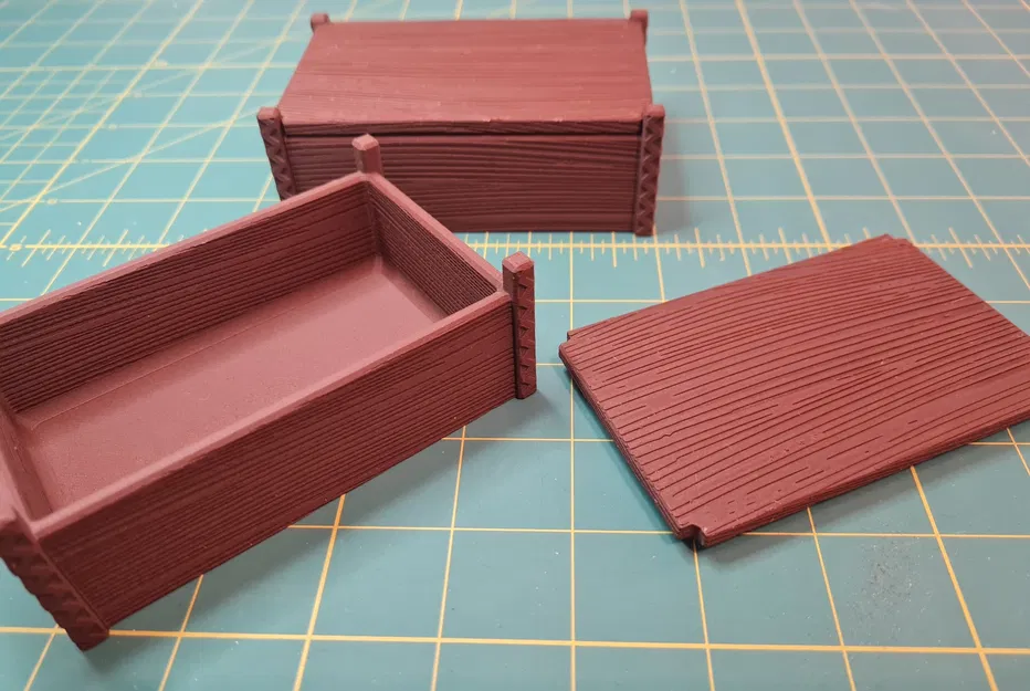 Hộp họa tiết vân gỗ (Wood Effect Box) - Image 1