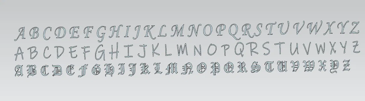 Bộ sưu tập chữ cái - Alphabet - Image 1