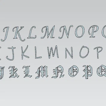 Bộ sưu tập chữ cái - Alphabet