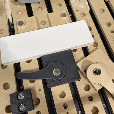 Bộ Kẹp Cam CNC (CNC Cam Clamp) Tự In 3D Giữ Phôi Gỗ Chắc Chắn