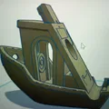 Giá đỡ điện thoại hình thuyền Benchy 3D độc đáo - Thumbnail 1