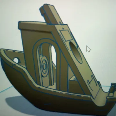Giá đỡ điện thoại hình thuyền Benchy 3D độc đáo