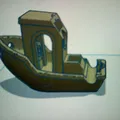 Giá đỡ điện thoại hình thuyền Benchy 3D độc đáo - Thumbnail 3
