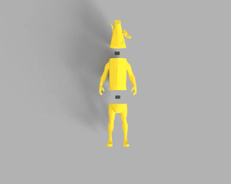 Mô hình 3D nhân vật Peely trong Fortnite siêu đáng yêu - Image 3
