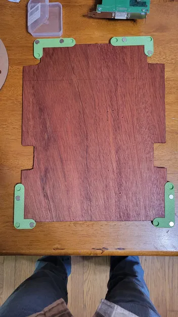 Tấm ốp khung nam châm vân gỗ cho máy in Flashforge AD5X - Image 3