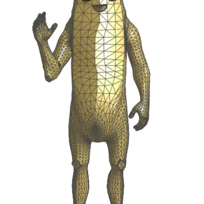 Mô hình 3D nhân vật Peely trong Fortnite - File in 3D miễn phí