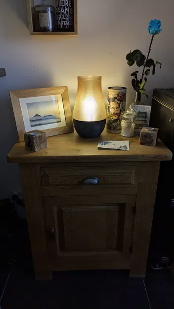 Serene Glow – Mẫu đèn in 3D sang trọng và tinh tế - Image 2