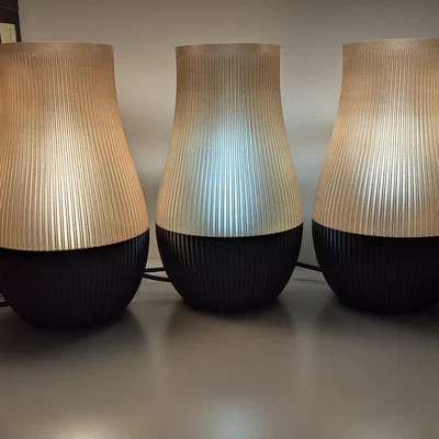 Serene Glow – Mẫu đèn in 3D sang trọng và tinh tế