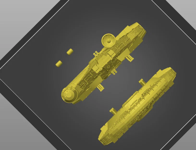 Mô hình tàu Millennium Falcon 3D chi tiết cho fan Star Wars - Image 3