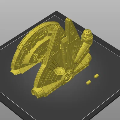 Mô hình tàu Millennium Falcon 3D chi tiết cho fan Star Wars