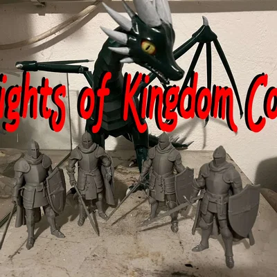 Mô hình Hiệp sĩ cầm kiếm và khiên - Lấy cảm hứng từ Kingdom Come