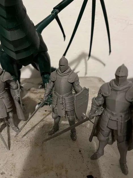 Mô hình Hiệp sĩ cầm kiếm và khiên - Lấy cảm hứng từ Kingdom Come - Image 6