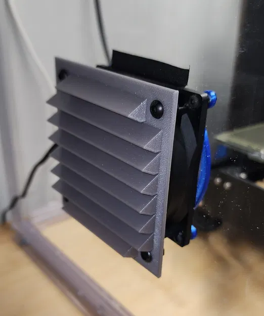 Nắp che quạt 80mm: Giải pháp giảm tiếng ồn hiệu quả cho máy in 3D - Image 1