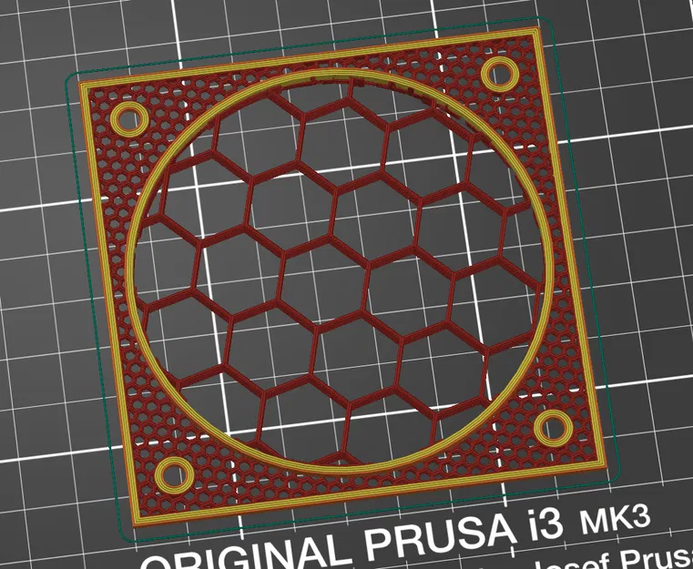 Nắp bảo vệ quạt 80mm (80mm Fan Cover) với 7 họa tiết in 3D độc đáo - Image 2